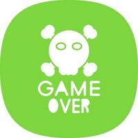 Game Over Vector Icon Design