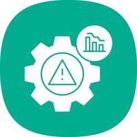 Risk Mitigation Vector Icon Design
