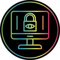 Internet Privacy Concerns Vector Icon Design