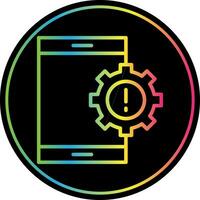 Mobile App Vulnerabilities Vector Icon Design