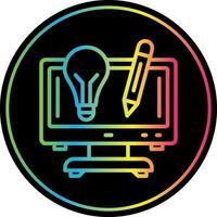 Design Thinking Vector Icon Design