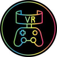 Vr Game Vector Icon Design