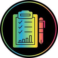 Performance Evaluation Vector Icon Design