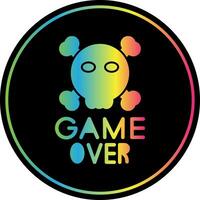 Game Over Vector Icon Design