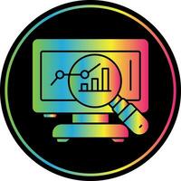 Market Analysis Vector Icon Design