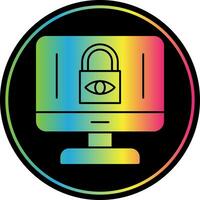 Internet Privacy Concerns Vector Icon Design