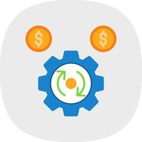 Process Optimization Vector Icon Design