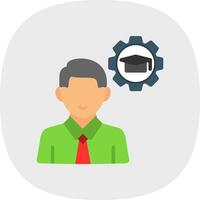 Knowledge Management Vector Icon Design