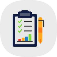 Performance Evaluation Vector Icon Design