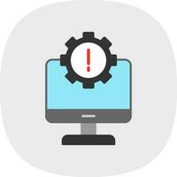 IT System Failures Vector Icon Design