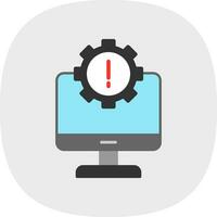 IT System Failures Vector Icon Design