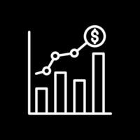 Market Trends Shift Vector Icon Design