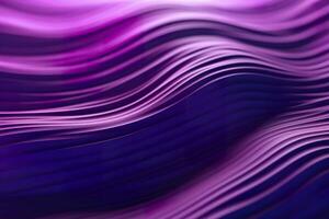 3D renders technological waves with purple, and vibrant colors. AI Generative photo