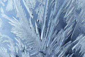 Abstract ice textures on car window in winter. Frosted Glass and Ice. A Textured Look. backgrounds and textures concept. AI Generative photo