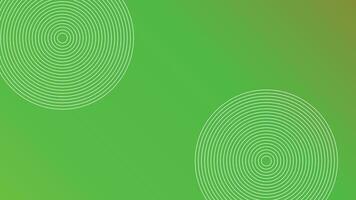 Green circle Abstract background Vector