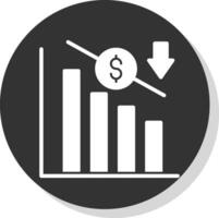 Industry Downturn Vector Icon Design