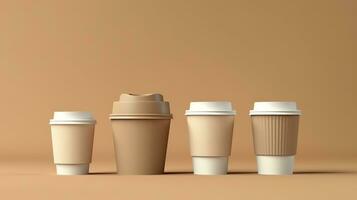 coffee mug mockup. Generative AI photo