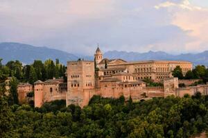 el Alhambra palacio en granada, España foto