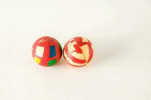 two painted balls photo