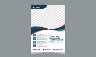 Brochure design, cover modern layout, annual report, poster, flyer in A4 vector