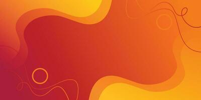 Minimal Abstarct Dynamic orange textured background design in 3D style with orange color. vector