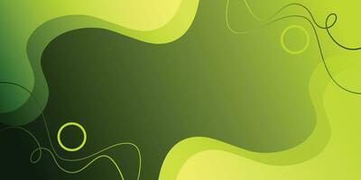 Minimal Abstarct Dynamic lemon green textured background design in 3D style with lemon green color. vector