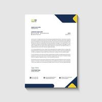 Letterhead design template vector