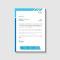 Letterhead design template vector