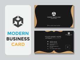 Vector creative modern professional business card template design