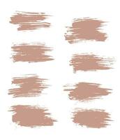 Hand drawn pink grunge texture brush line vector