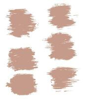 Banner pink brush stroke collection vector