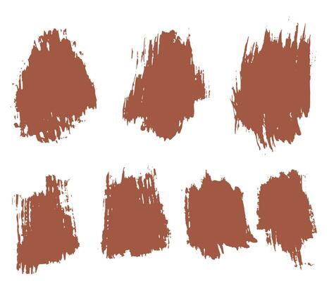 Paint brushstroke boxes collection