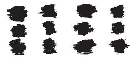 pincelada negro pintar tinta manchar vector bandera antecedentes