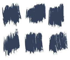 Illustration set of brush stroke vector