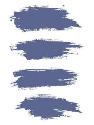 Abstract grunge purple color brush stroke banner