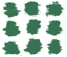 Green color brush stroke scribble background vector