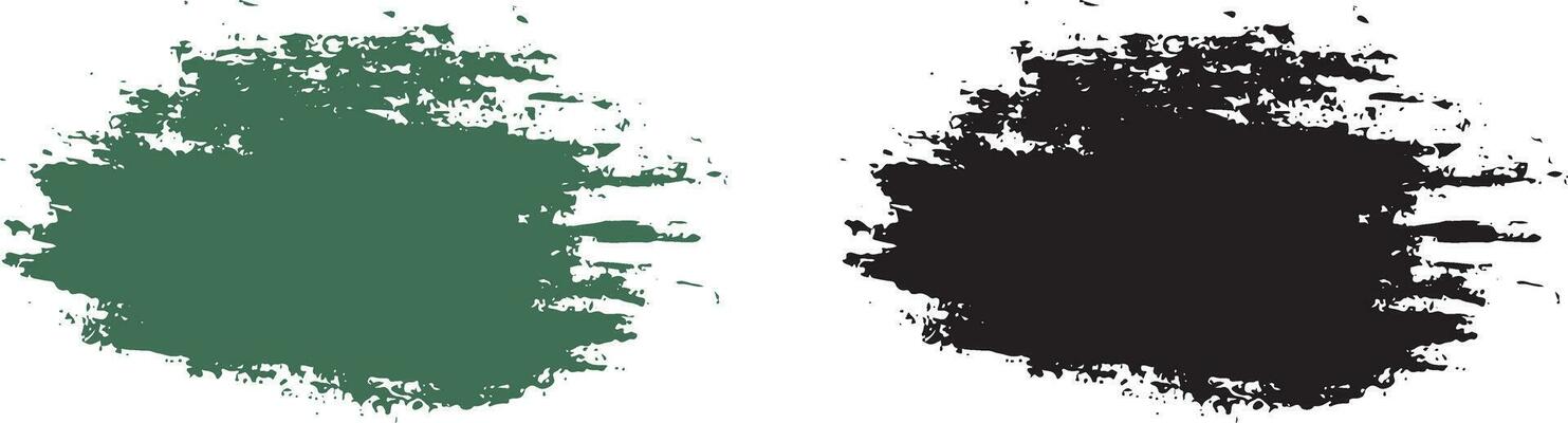 Bundle of grunge illustration brushstroke