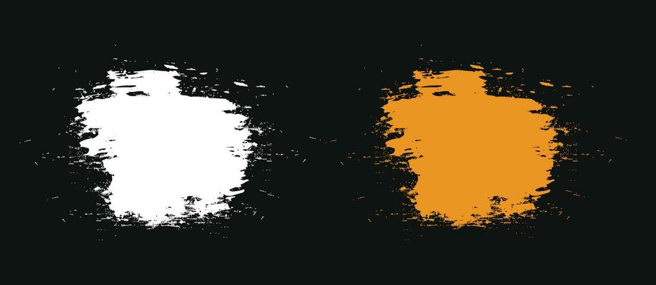Collection of different splash brush stroke