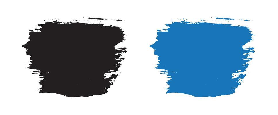 Paint brush stroke template collection