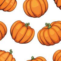 Thanksgiving Seamless pattern with pumpkins. Thanksgiving Background. Pumpkin Seamless Background vector