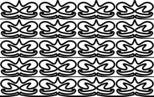 Seamless pattern in geometric ornamental style. Black and white pattern.. duotone graphic design vector