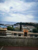 Photo of a picturesque harbor view from a balcony