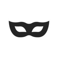 Eyes mask vector isolated on hwite background