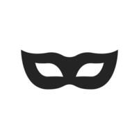 Eyes mask vector isolated on hwite background