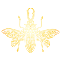 Golden beetle. Golden bug png