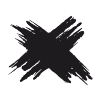 grunge Insignia cepillo png