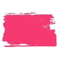 pink ink paint brush stroke vector