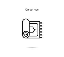 Carpet icon, Vector illustration