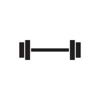 barbell icon vector