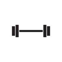 barbell icon vector